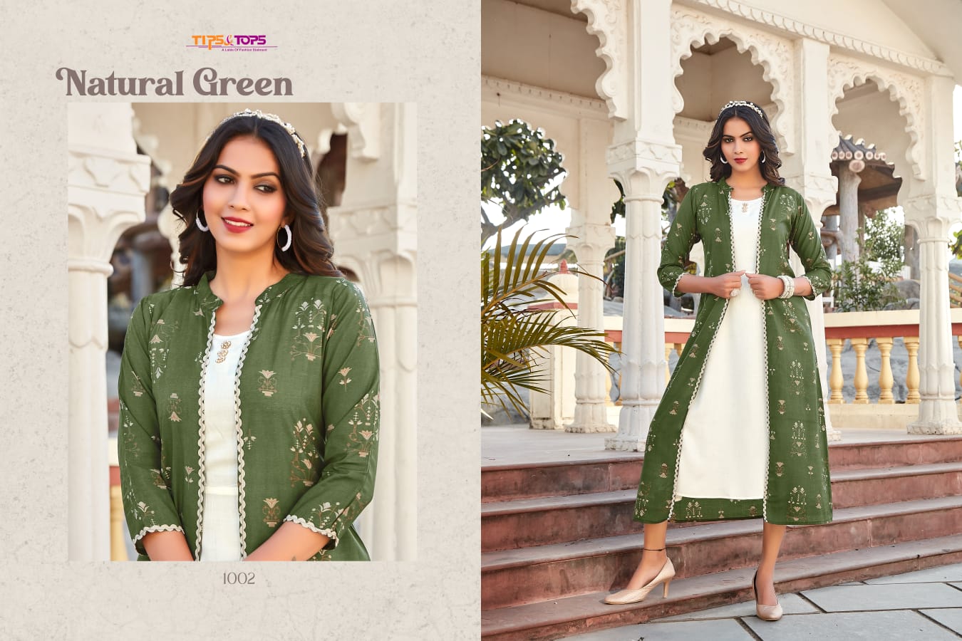 Tips And Tops Hello Jacks Fancy Exclusive Wear Kurti With Jacket Collection